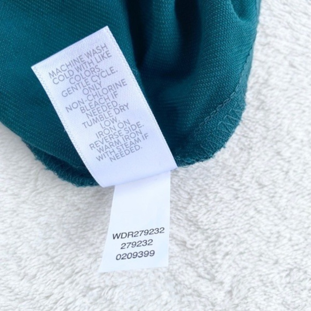 NWT J. Jill Velvet Shift Dress Womens XS Petite Green WDR279232 - Picture 5 of 8